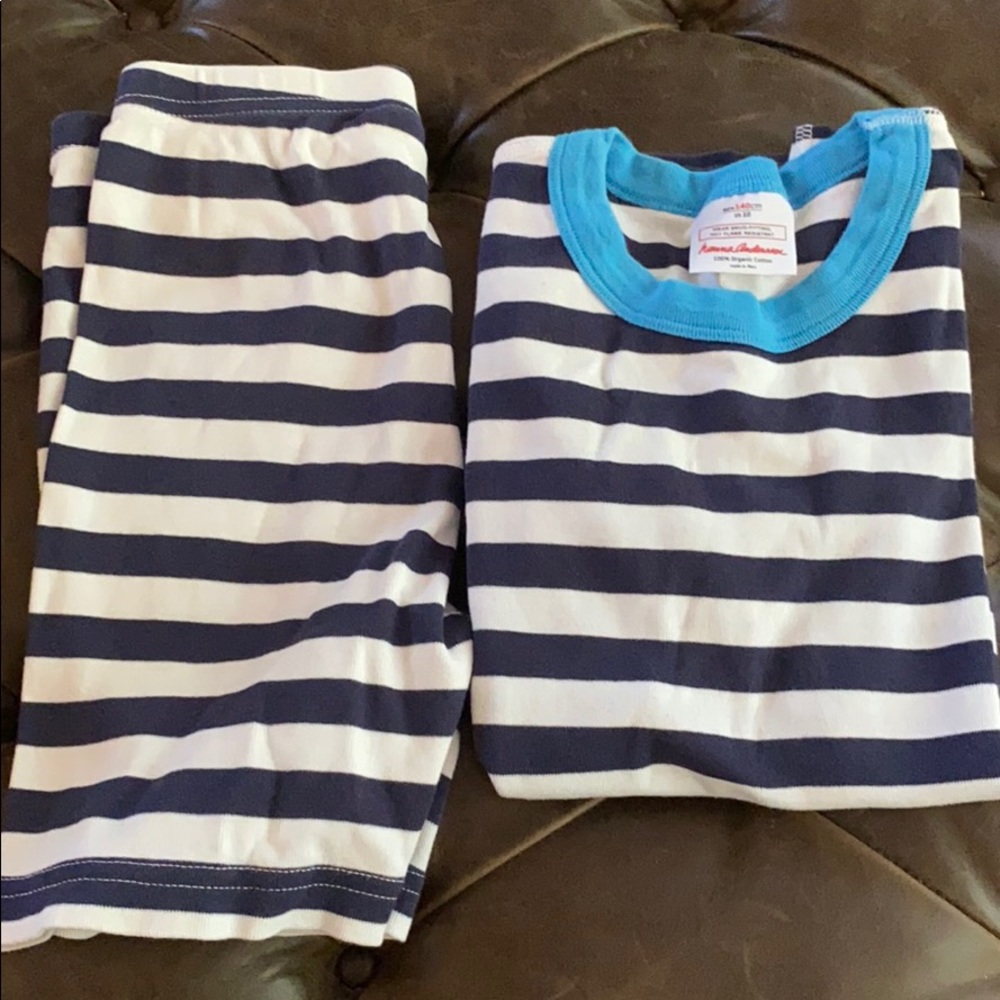 Hanna Andersson Short John pajamas.